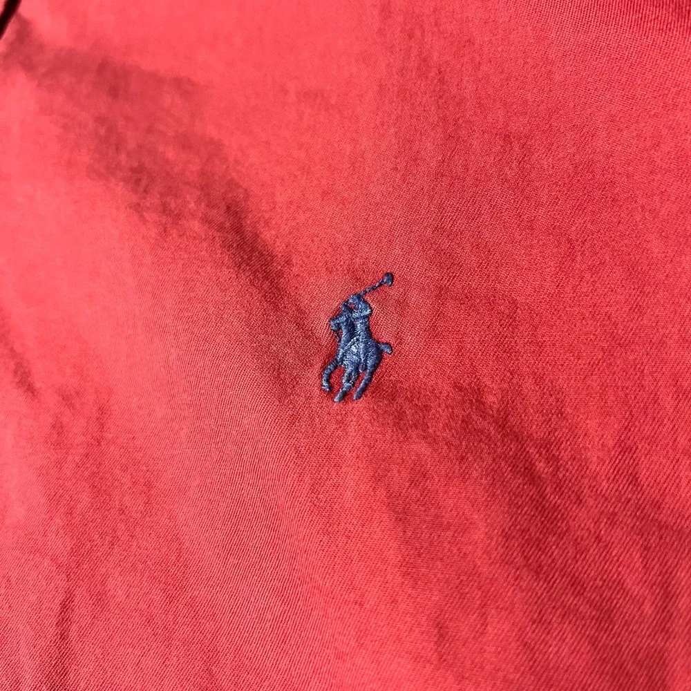 Polo Ralph Lauren Mens 3XLT Red Classic Fit Button Down Shirt Long Sleeve Cotton